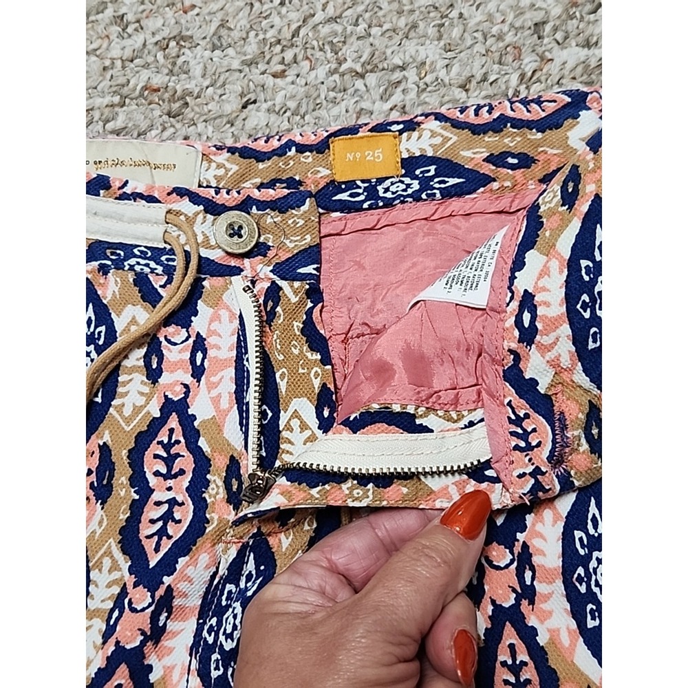 Anthropologie Pilcro & The Letterpress Size 25 Ikat Jogger Paz Pants 28x26 - Picture 6 of 16